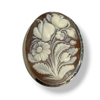 Broche Mandile 1922 Femme Cammei  in Argent Conchiglia 2MSPCM163